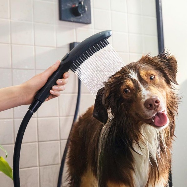 HG Hundeduschbrause 150 3jet DogShower mattschwarz