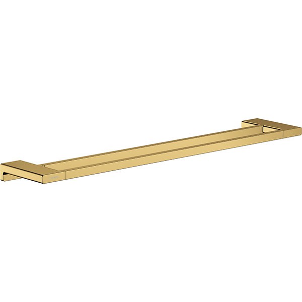 Hansgrohe Doppel-Badetuchhalter AddStoris polished gold 