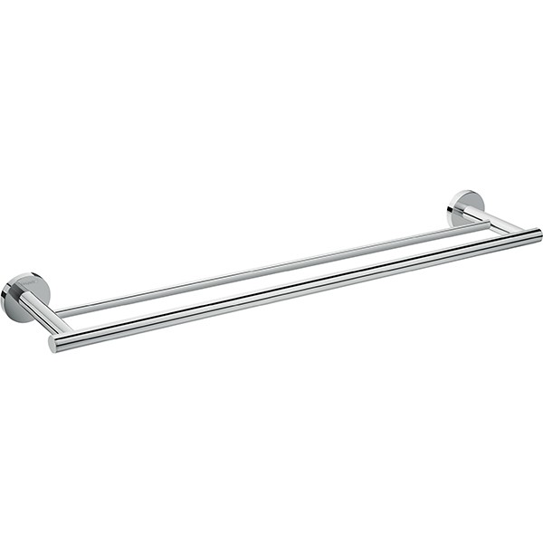 Hansgrohe Doppel-Badetuchhalter Logis Universal chrom