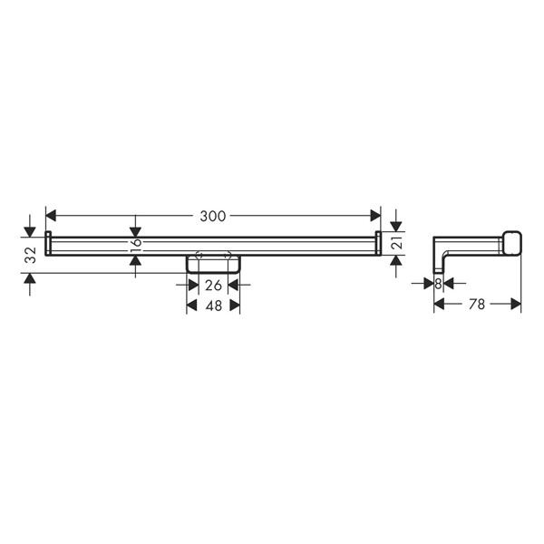 HG Doppel-Papierrollenhalter AddStoris BBC ohne Deckel
