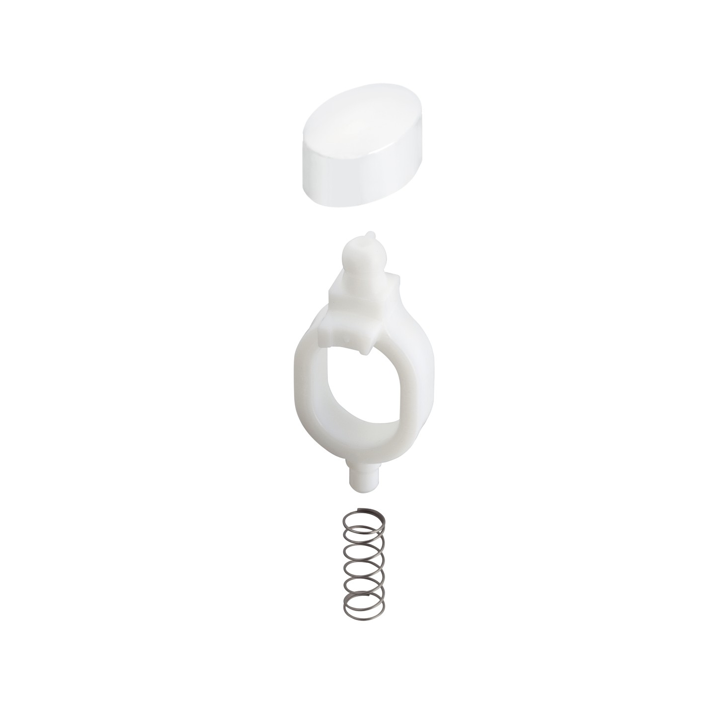 Hansgrohe Druckknopf grau (10 Stück)  