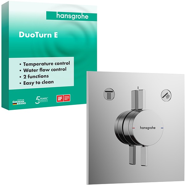 Hansgrohe DuoTurn E Mischer Unterputz für 2 Verbraucher Chrom