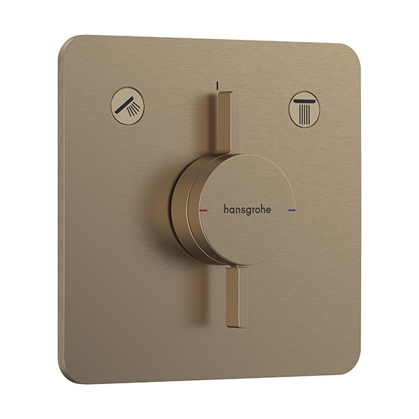 Hansgrohe DuoTurn Q Mischer Unterputz für 2 Verbraucher Brushed Bronze