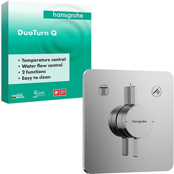 Hansgrohe DuoTurn Q Mischer Unterputz für 2 Verbraucher Chrom