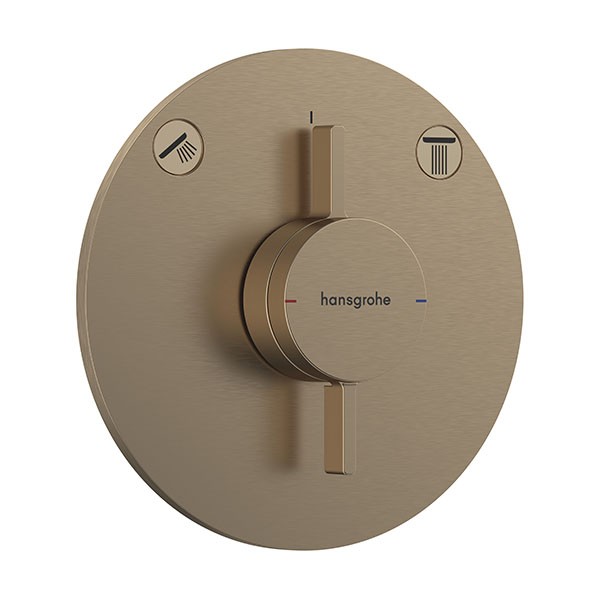 Hansgrohe DuoTurn S Mischer Unterputz für 2 Verbraucher Brushed Bronze