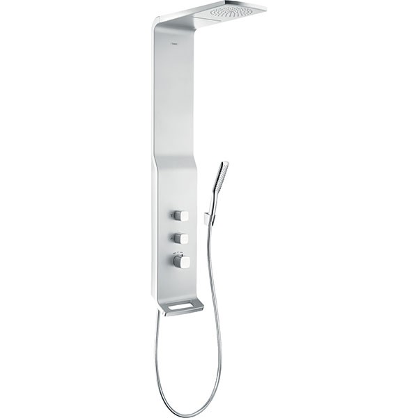 Hansgrohe Duschpaneel Lift Raindance satinchrom Armaturen chrom