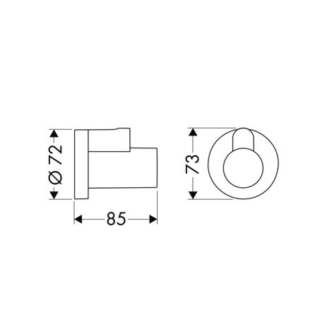 Hansgrohe Eckventilschuber Flowstar chrom 