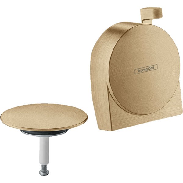 Hansgrohe Ein-, Ab- und Überlaufgarnitur Exafill S Fertigset brushed bronze