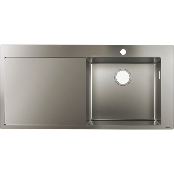 Hansgrohe Einbauspüle 450 mit Abtropffläche S715-F450