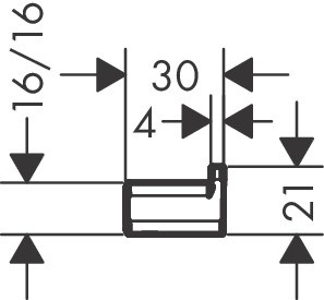 Hansgrohe Einzelhaken AddStoris mattschwarz 