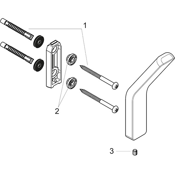 Hansgrohe Einzelhaken AXOR Universal Accessories chrom