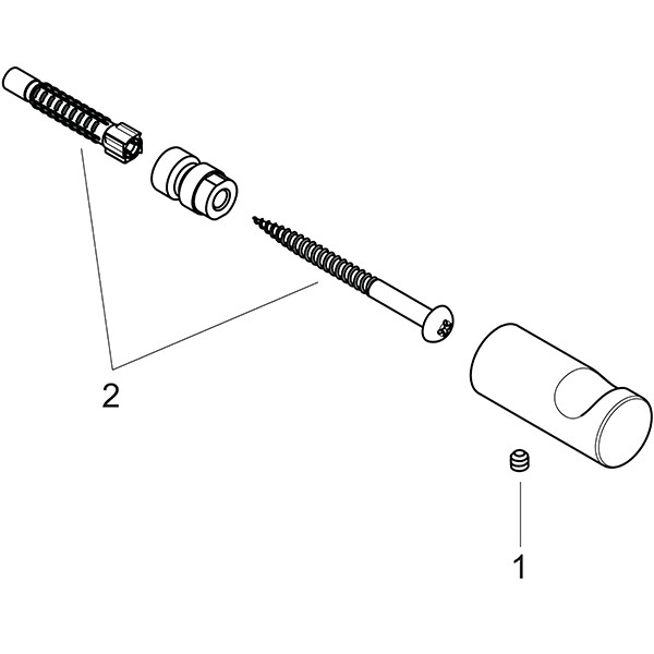 Hansgrohe Einzelhaken Logis chrom 
