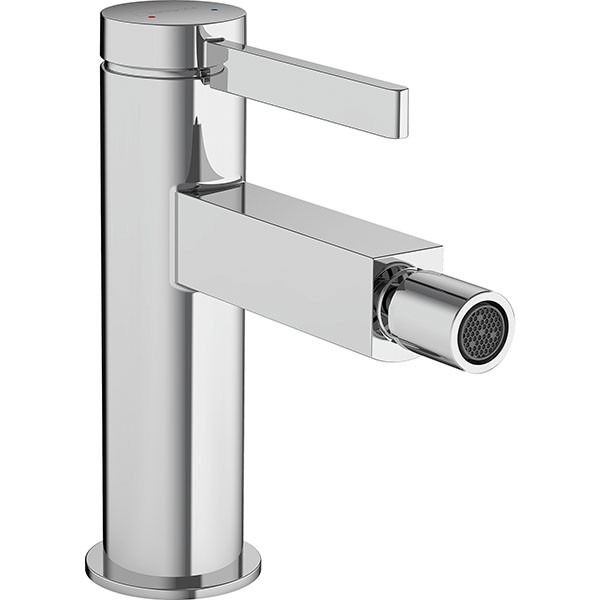 Hansgrohe Bidetmischer Finoris mit Push-Open Ablaufgarnitur chrom