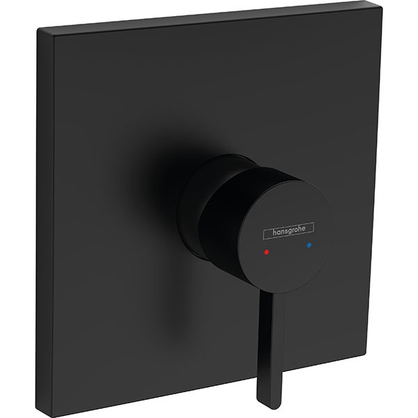 Hansgrohe Brausenmischer Unterputz Finoris Fertigset mattschwarz