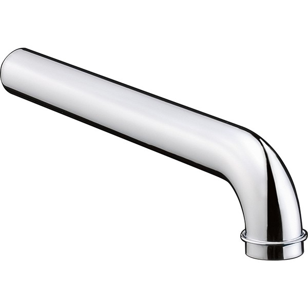 Hansgrohe gebogenes Rohr, m.Bord DN32 x 300mm chrom
