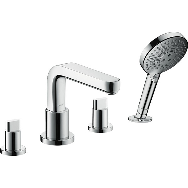 Hansgrohe Grundkörper 4-Loch Wannenarmatur für Wannenrandmontage mit Secuflexbox