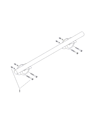 Hansgrohe Haltegriff Axor Starck 430mm chrom  