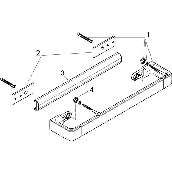 Hansgrohe Haltegriff AXOR Universal Accessories 300mm chrom