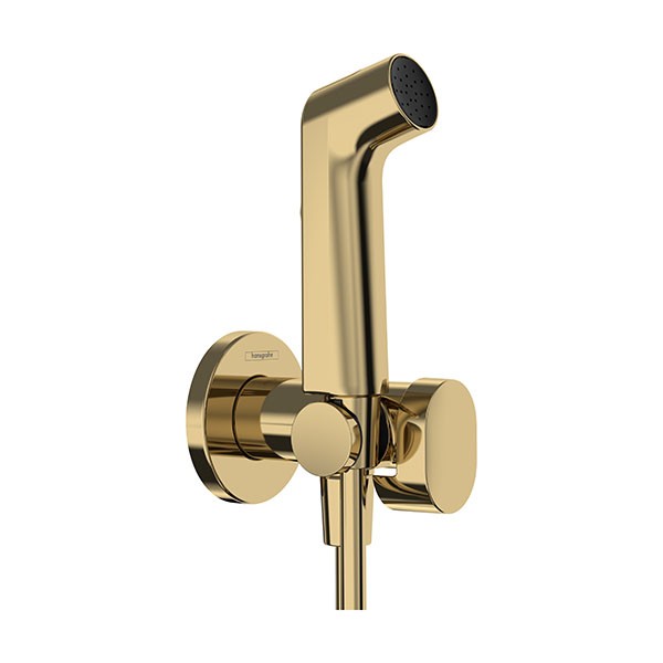 Hansgrohe Handbrause Bidette S f.Warmwasser  m. Schlauch 1250mm und Porter PGO