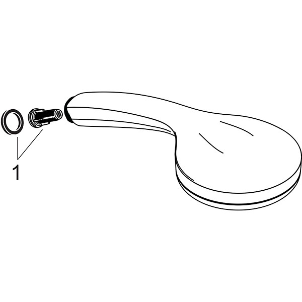 Hansgrohe Handbrause Croma 100 Multi edelmessing