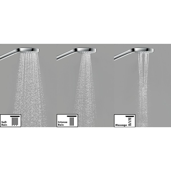 Hansgrohe Handbrause Croma Select S Multi EcoSmart weiss/chrom