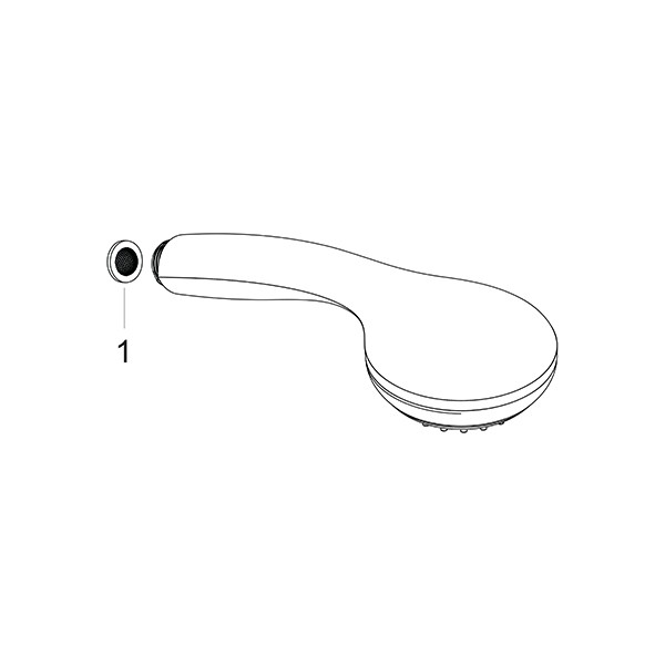 Hansgrohe Handbrause Crometta 85 Green chrom 