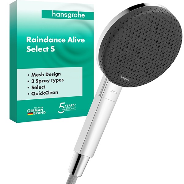 Hansgrohe Handbrause Raindance Alive Select S  125 3jet chrom