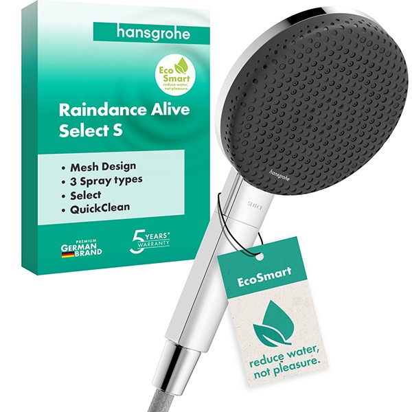 Hansgrohe Handbrause Raindance Alive Select S  125 3jet EcoSmart chrom