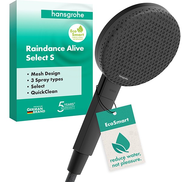 Hansgrohe Handbrause Raindance Alive Select S  125 3jet EcoSmart MSW