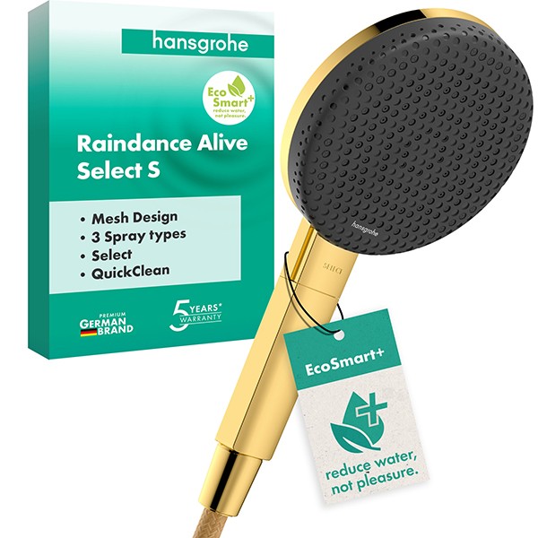 Hansgrohe Handbrause Raindance Alive Select S  125 3jet EcoSmart+ PGO