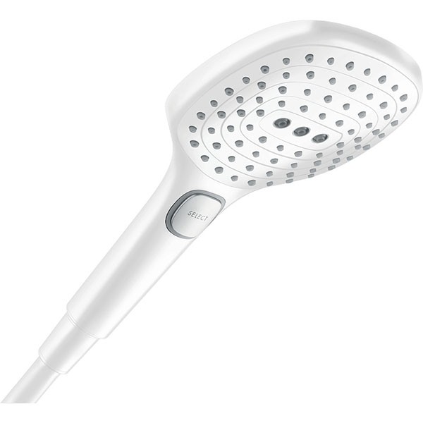 Hansgrohe Handbrause Raindance Select E 120  3jet EcoSmart+ mattweiß