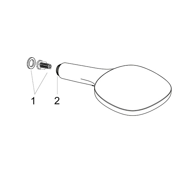 Hansgrohe Handbrause Raindance Select E 120 chrom