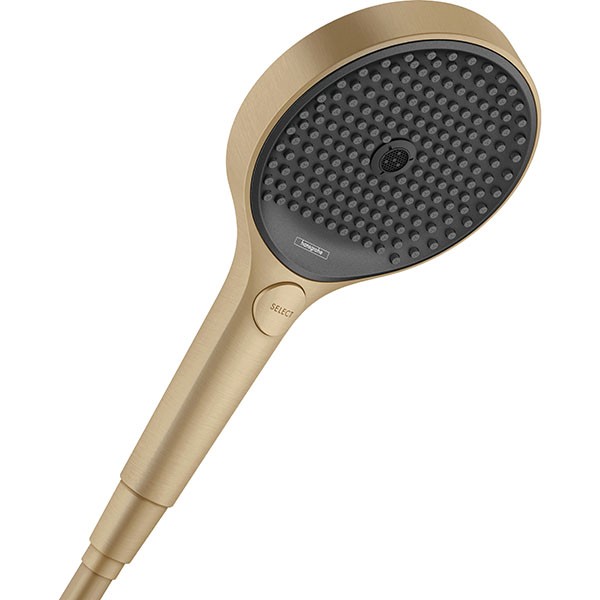 Hansgrohe Handbrause Rainfinity 130 3jet EcoSmart 9 l/min brushed bronze