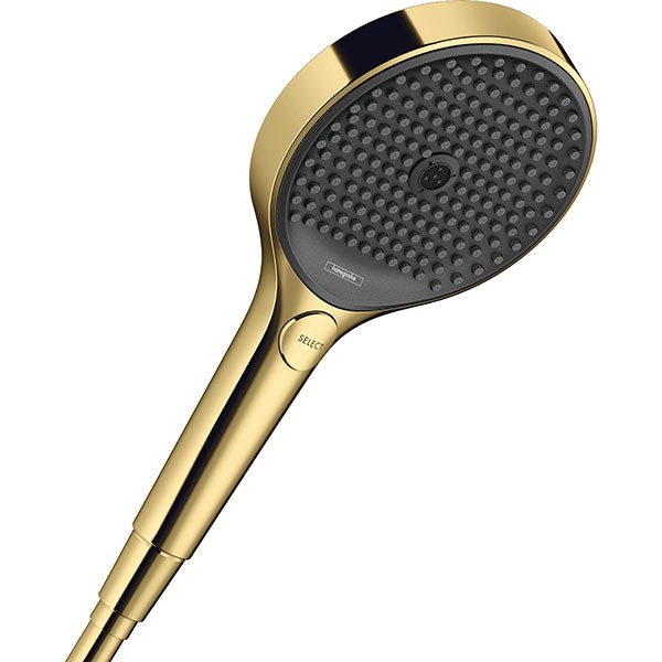 Hansgrohe Handbrause Rainfinity 130 3jet EcoSmart 9 l/min polished gold