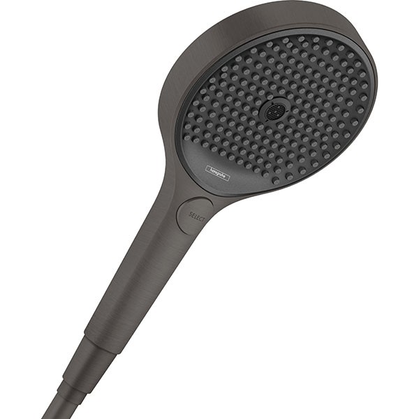 Hansgrohe Handbrause Rainfinity 130 3jet EcoSmart 9 l/min brushed black chrome