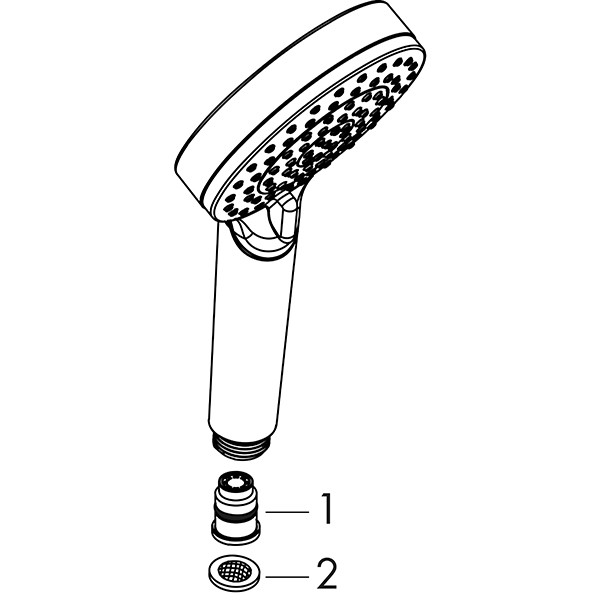 Hansgrohe Handbrause Vario Vernis Blend EcoSmart chrom