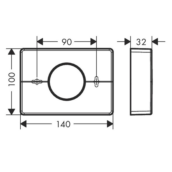 Hansgrohe Hygienebeutelspender AddStoris mattschwarz