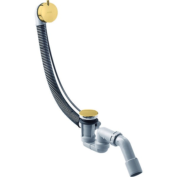 Hansgrohe Komplettset Ablauf- und Überlaufgarnitur für Normalwannen Polished Gold Optic