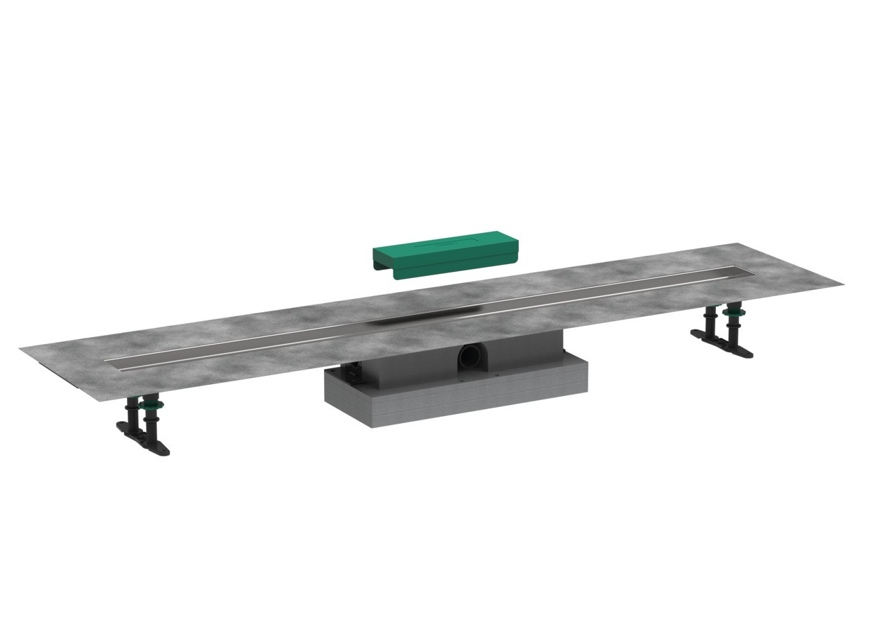 Hansgrohe Komplettset uBox universal für flache Installat.1200mm für DR FS