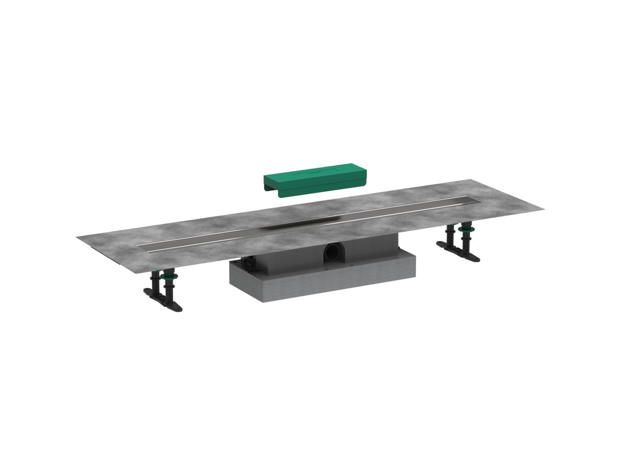 Hansgrohe Komplettset uBox universal für flache Installat.900mm für DR FS