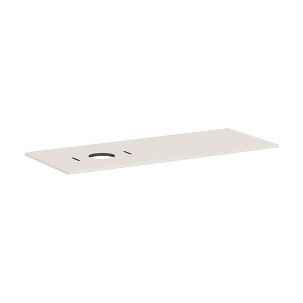 Hansgrohe Konsole Xilesa E 1375x550mm  m.Ausschnitt li.Aufsatzwasch.o.Hl SBma
