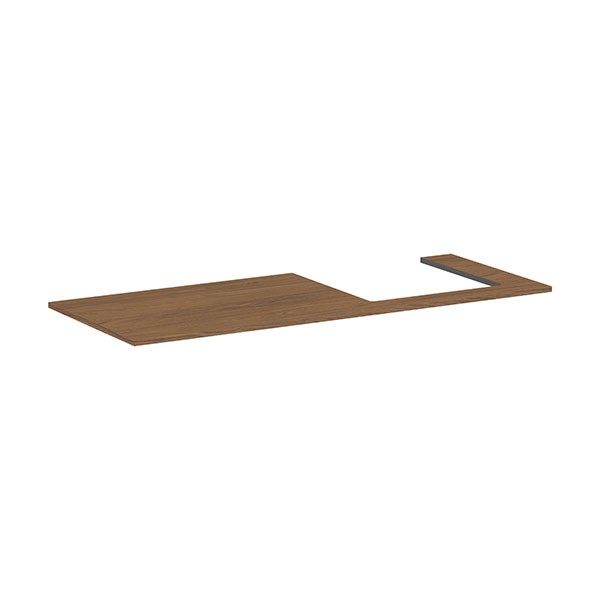 Hansgrohe Konsole Xilesa E 1375x550mm  m.Ausschnitt rechts Aufsatzwasch.ge ECHK