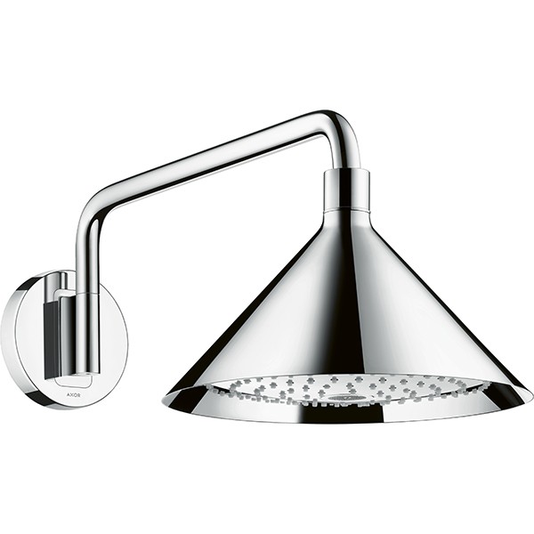 Hansgrohe Kopfbrause Axor Front mit Brausearm chrom
