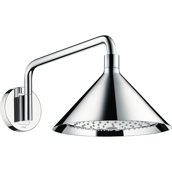 Hansgrohe Kopfbrause Axor Front mit Brausearm chrom
