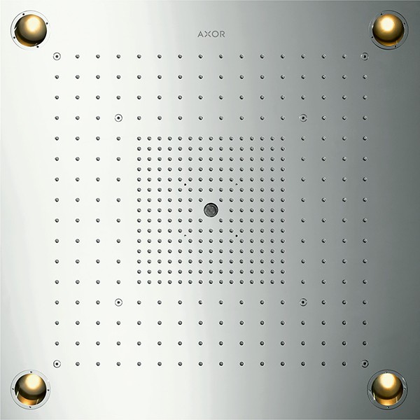 Hansgrohe Kopfbrause AXOR Starck ShowerHeaven 720x720mm edelstahl mit Licht