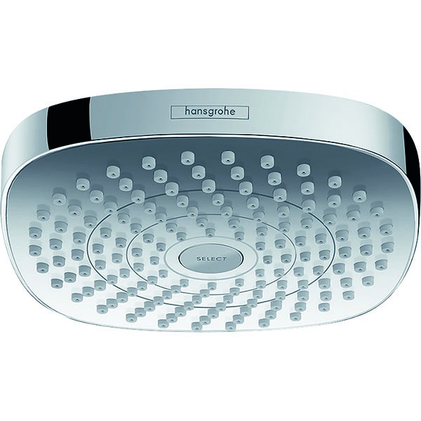 Hansgrohe Kopfbrause Croma Select E 180 2jet weiss/chrom