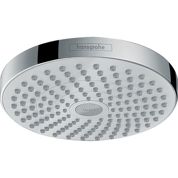 Hansgrohe Kopfbrause Croma Select S 180 2jet weiss/chrom