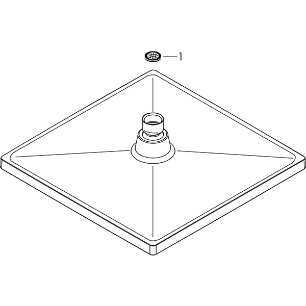 Hansgrohe Kopfbrause Crometta E 240 chrom  