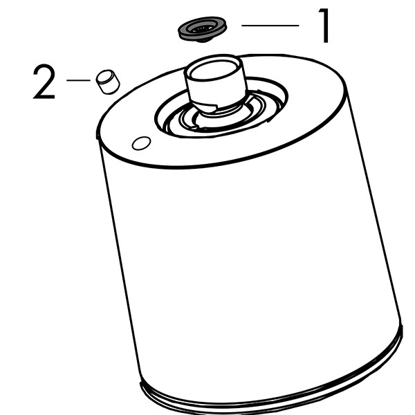 Hansgrohe Kopfbrause Pulsify 105 1jet chrom 