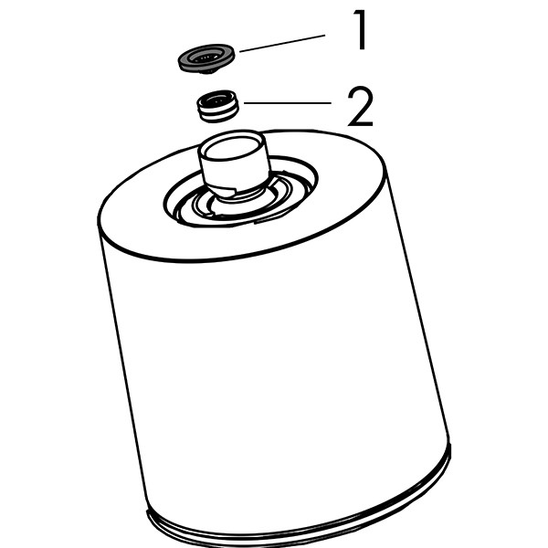 Hansgrohe Kopfbrause Pulsify 105 1jet Green mattschwarz